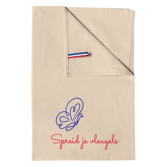 🏠 keukenhanddoek met tekst