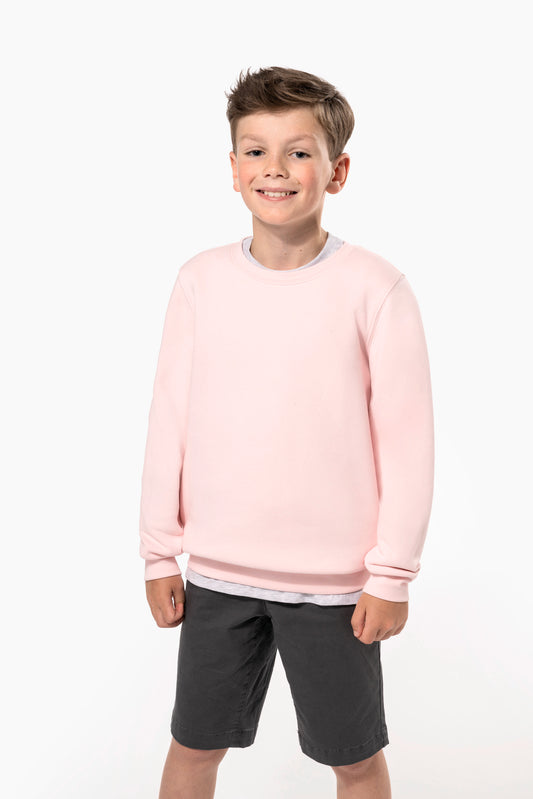 Kindersweater ronde hals gepersonaliseerd