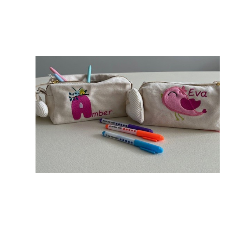 ✏️ Gepersonaliseerde pennenzak met naam en / of figuur