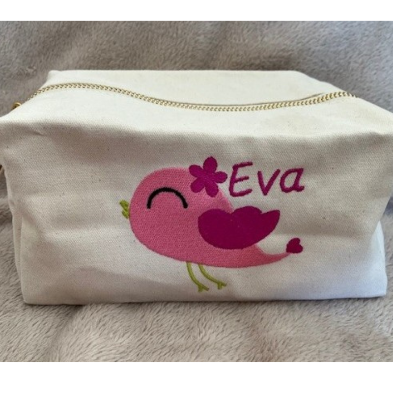 ✏️🎒 Toiletzak met naam en tekening