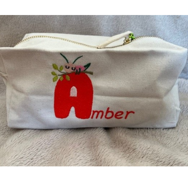 ✏️🎒 Toiletzak met naam en tekening