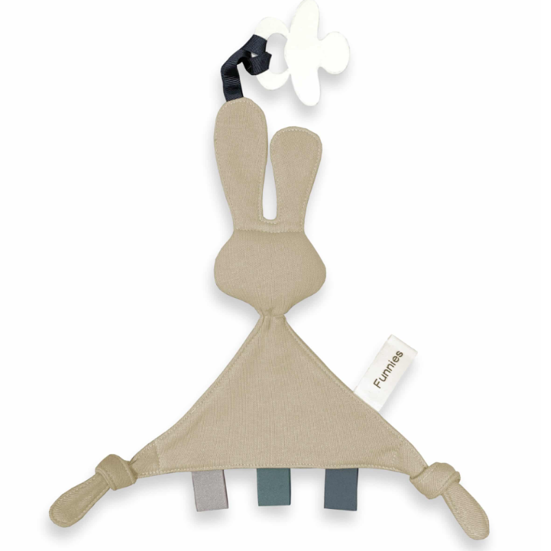 Tutdoekje konijn Snoes met naam of woordje