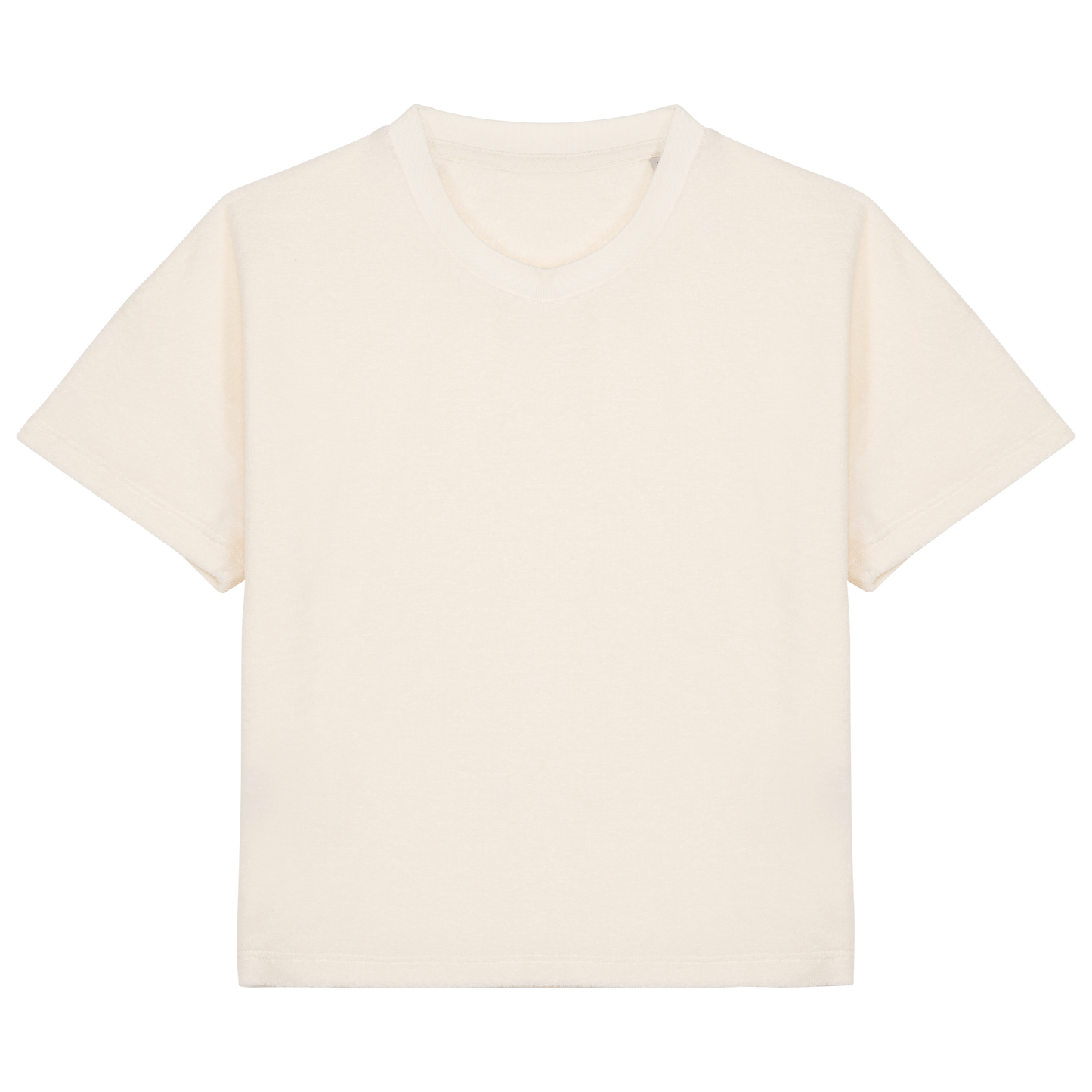 🧵🌞T-shirt in badstof voor kindjes met naam en figuurtje