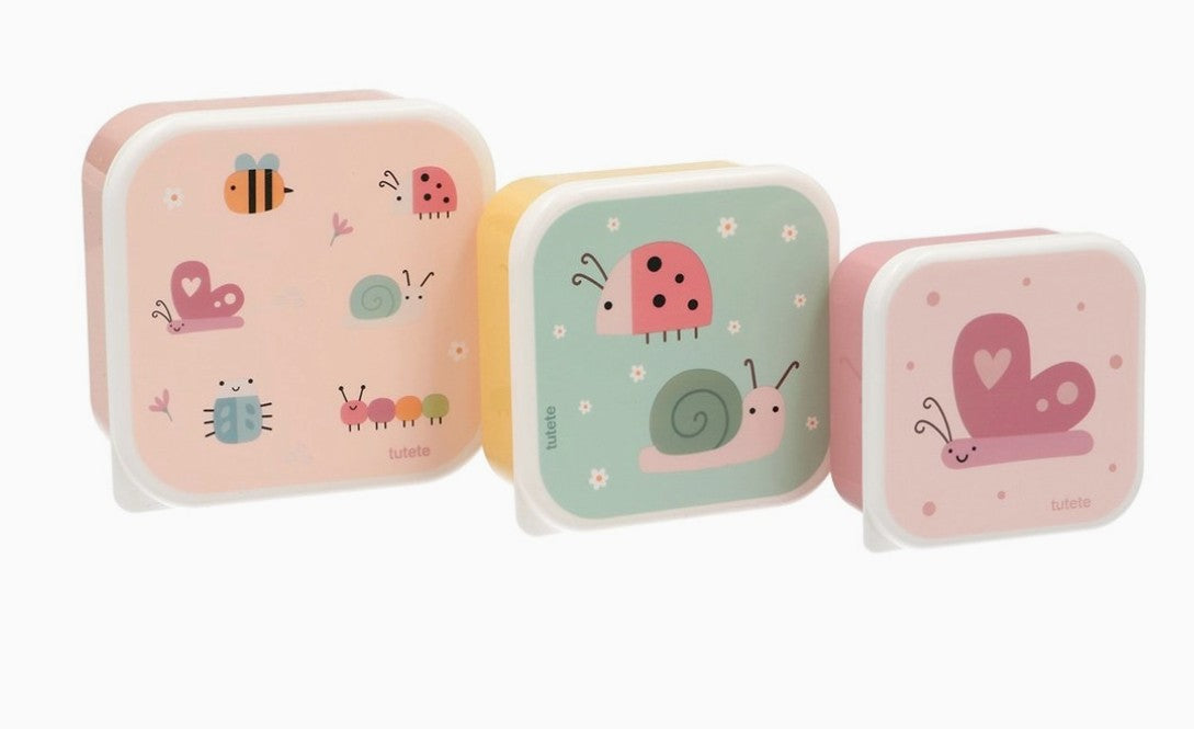 🐝set van 3 lunchboxen