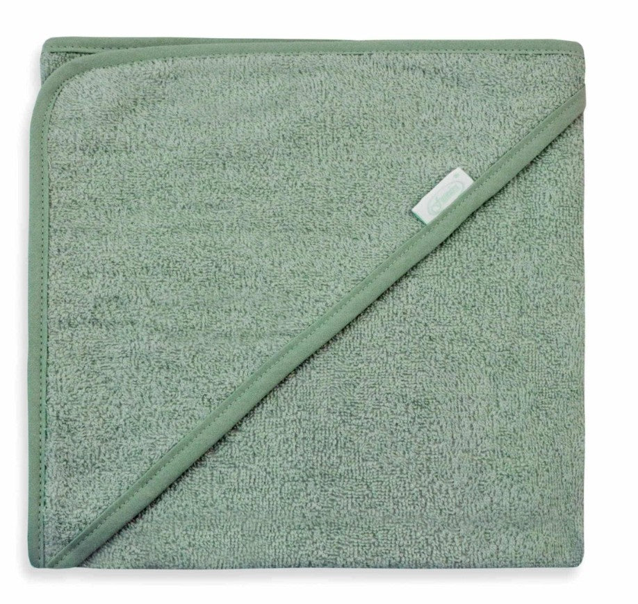 🍀❤️ Badcape baby met naam (80 cm op 80 cm)