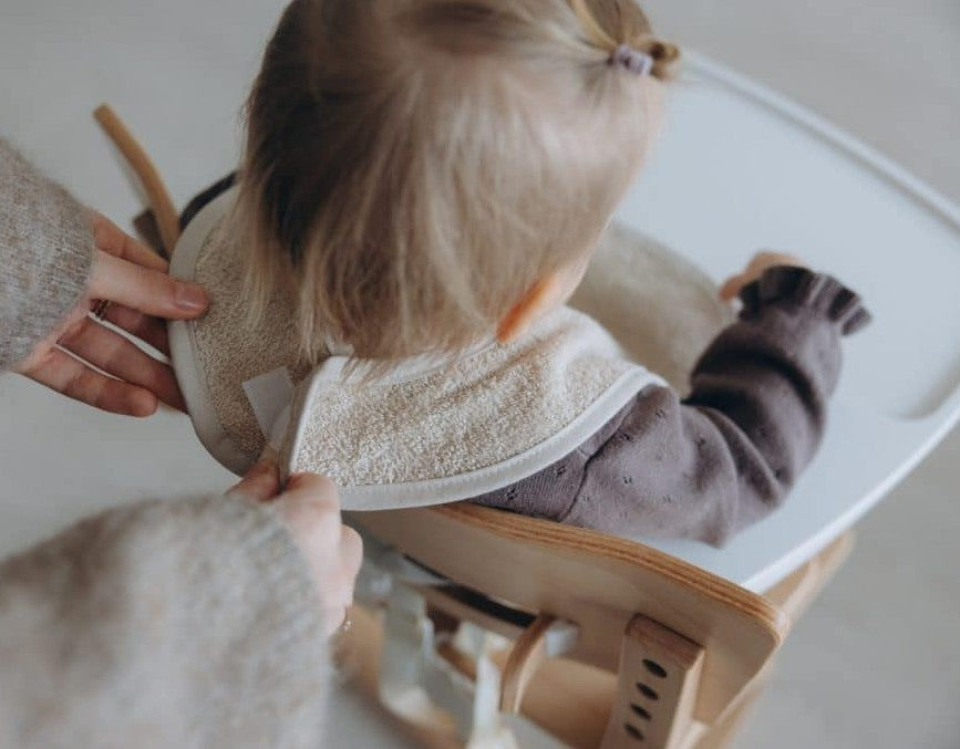 🎀 Set slabbetjes met naam /tekst of kleine tekening (2 stuks)